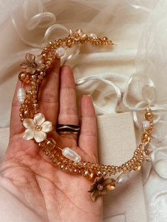 Ganchos/Pins e Tiara Maleável Veredas de Outono - Acessórios de Luxo para Noivas | Grinaldas, Tiaras e Mais - Tortolys