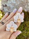 Brincos Resinados | Mini Orquídea