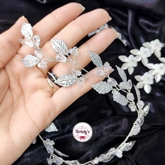 Tiara Linear - Folhas