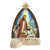Enfeite de mesa com vela sagrada família