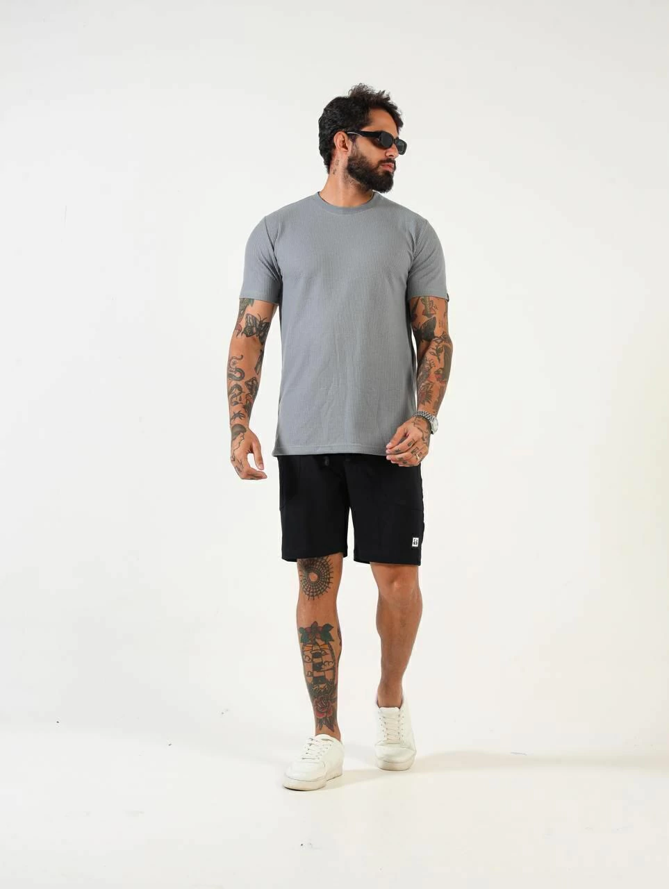 Camisa malha Texturizada