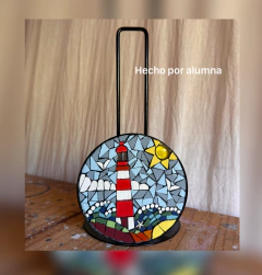 Porta Rollo De Cocina Circular - comprar online