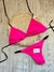 BIKINI CON TIRAS NEGRAS Y LESS REGULABLE - Dulce Detalle Lencería
