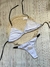BIKINI CON TIRAS NEGRAS Y LESS REGULABLE - comprar online