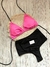 BIKINI TIRO ALTO CON LA PARTE DE ABAJO EN NEGRO - comprar online