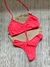 BIKINI CON FRUNCE Y LESS EN V
