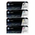 Kit 4x Cores Toner HP 128A CM1415FN CP1525 Original BK+C+Y+M
