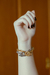 PULSEIRA CHOKER: CORRENTE TEXTURIZADA PRATA E DOURADA - comprar online