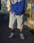 Bermuda Moletom Baggy Cinza StreetWear - comprar online