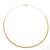 COLAR CHOKER FITA, BANHADO A OURO 18K
