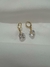 BRINCO ARGOLA PEDRA ZIRCONIA BANHADO A OURO 18K na internet