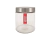 Frasco Vidrio 13 Cms. Tapa Acero - Crystal Rock