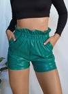 Short engomado verde
