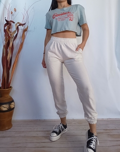 Jogger Amber (rústico liviano) gris - tienda online