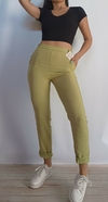 Pantalón EMILIA fibrana verde