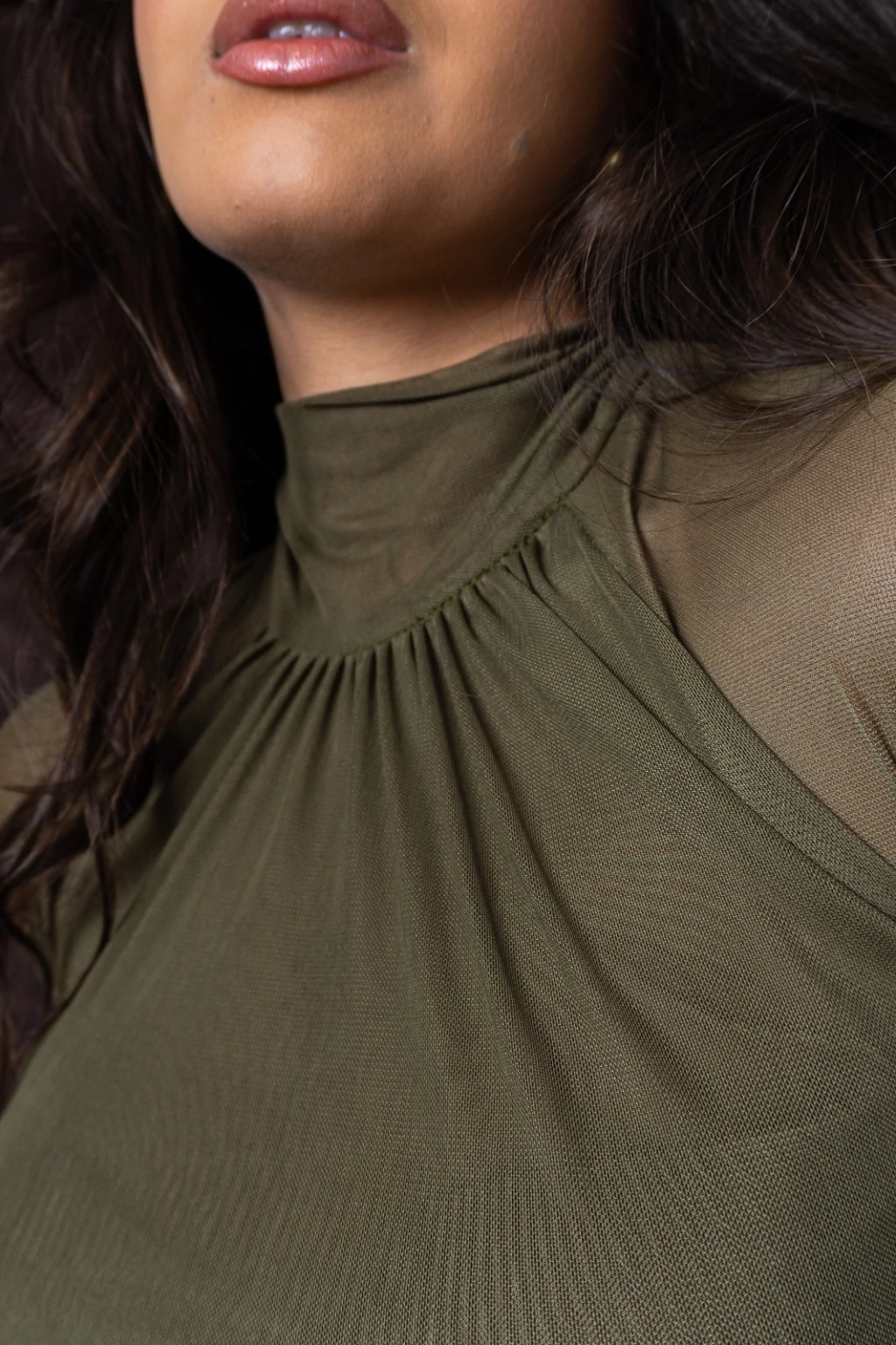Blusa Tule laço