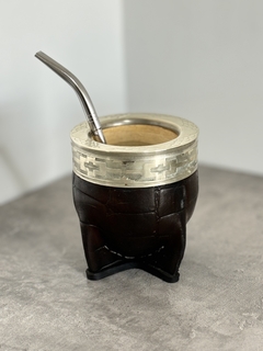 MATE IMPERIAL CUERO REPUJADO - comprar online