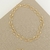 Colar Choker Elos Martelados