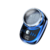 Mini barbeador elétrico Pro Max 3 azul com tela digital e botão liga/desliga