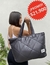 Cartera Tote Tela Símil Puffer Trendy