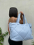 Cartera Tote Tela Símil Puffer Trendy en internet