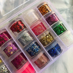 Box de 24 glitters en internet