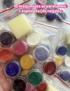 maquillaje acuarelable (común)