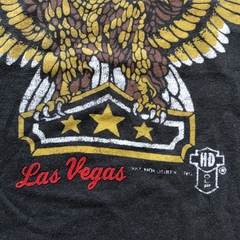 (S) 80s Harley Davidson- Eagle Las Vegas - Holoubek Vintage Tee - Lava Vintage