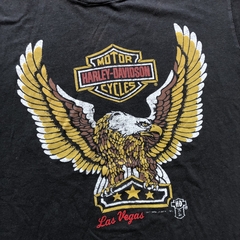 (S) 80s Harley Davidson- Eagle Las Vegas - Holoubek Vintage Tee - loja online