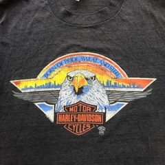 Imagem do (S)1982 Harley Davidson - Eagle - Schaeffer’s - Holoubek Vintage Tee
