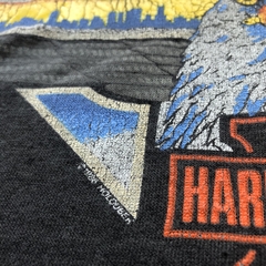 (S)1982 Harley Davidson - Eagle - Schaeffer’s - Holoubek Vintage Tee - Lava Vintage