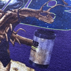(XL) 90s Men In Black - Worms In Black - Vintage shirt - loja online