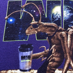 (XL) 90s Men In Black - Worms In Black - Vintage shirt