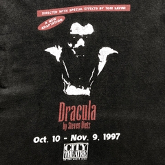 (XL) 1997 Dracula is Play Directed by Tom Savini Promo Vintage Tee na internet