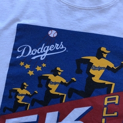 (L)Y2K Los Angeles Dodgers 5K Allstar Run Vintage Tee - Lava Vintage