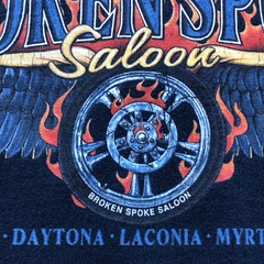 (XL) Y2K Broken Spoke Saloon Vintage Biker Longsleeve Tee - comprar online