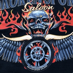 (XL) Y2K Broken Spoke Saloon Vintage Biker Longsleeve Tee