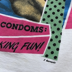 (M)90s Jiffy Condoms - Just Poking Fun! Vintage Tee na internet