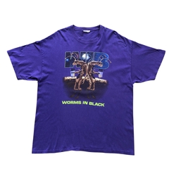 (XL) 90s Men In Black - Worms In Black - Vintage shirt - comprar online