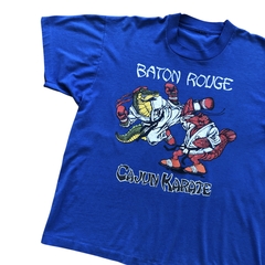 (XL)1987 Baton Rouge Cajun Karate Vintage Tee - loja online