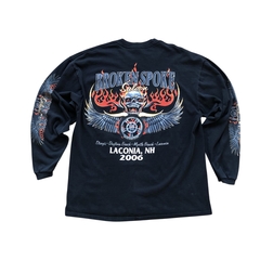 (XL) Y2K Broken Spoke Saloon Vintage Biker Longsleeve Tee - comprar online