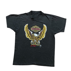 (S) 80s Harley Davidson- Eagle Las Vegas - Holoubek Vintage Tee