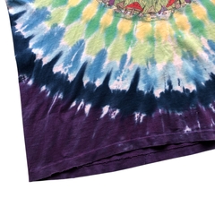 (XXL) 2000 Liquid Blue Mushrooms Tie Dye Vintage Tee