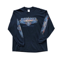 (XL) Y2K Broken Spoke Saloon Vintage Biker Longsleeve Tee na internet