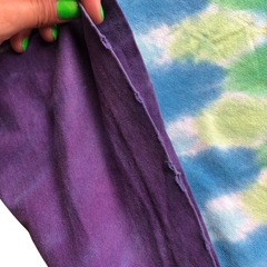 (XXL) 2000 Liquid Blue Mushrooms Tie Dye Vintage Tee - comprar online