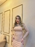 Vestido canelado longo - loja online