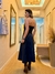 SAIA COURO DISPLICENT AZUL MARINHO - comprar online