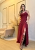 Vestido Marsala Bana Bana na internet