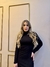 Vestido canelado longo - loja online