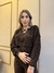 Conjunto tricô modal marrom - loja online